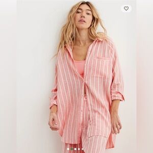 Aerie long sleeved button up top